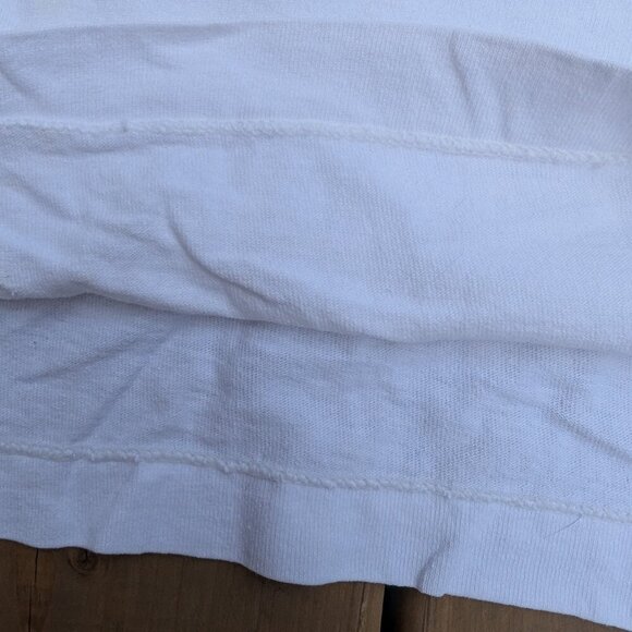 Vintage STARS Flight For Life Long Sleeve Tee - White Graphic Shirt L/G - Picture 3 of 8